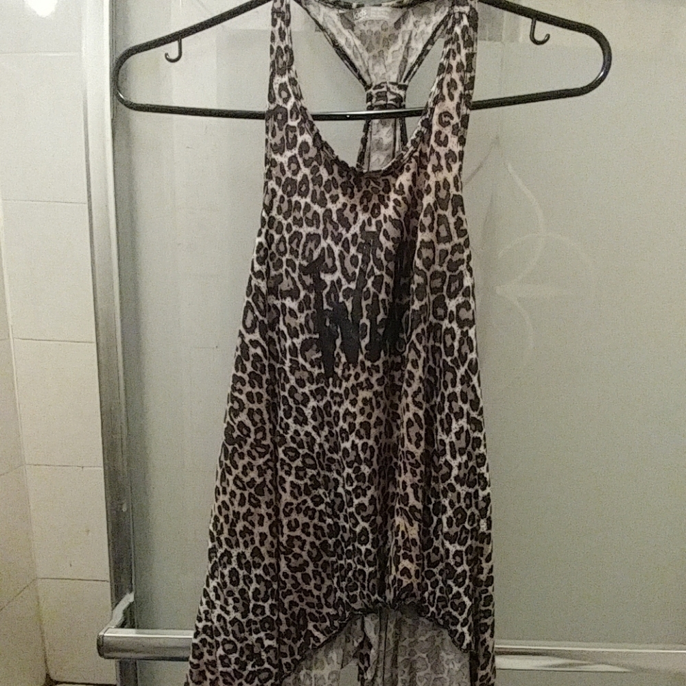 Kids Leopard pattern top - Picture 1 of 5
